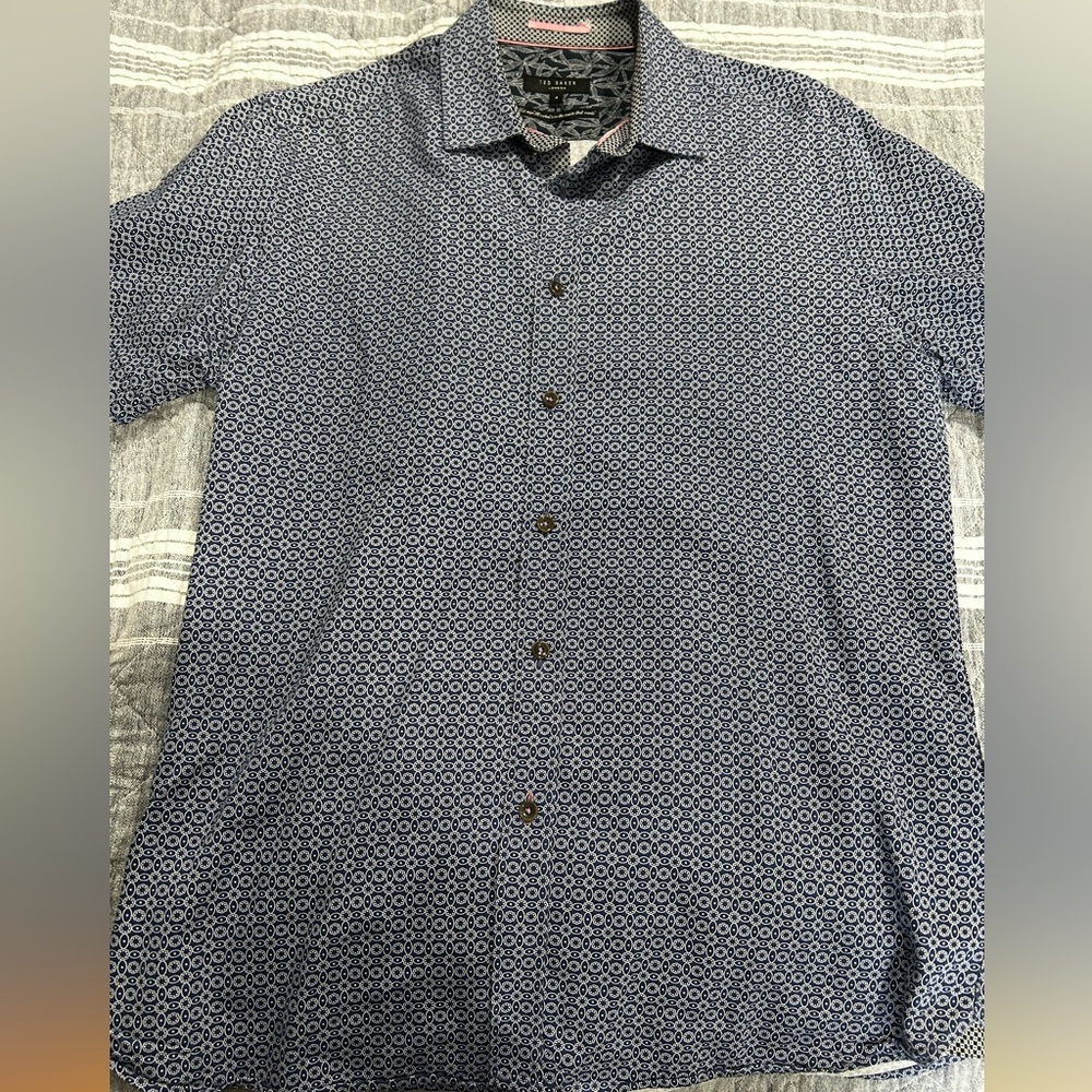Ted Baker Blue Casual Button Down Shirt